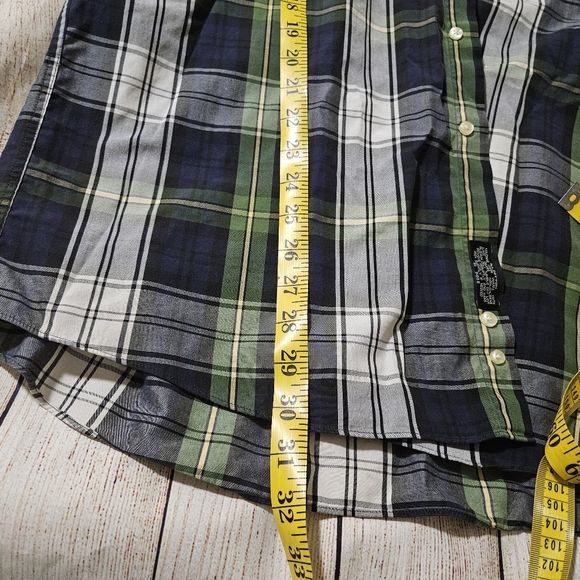 Jos A Bank Traveler's Collection Plaid Button Down Shirt Mens Size Large - Picture 7 of 7